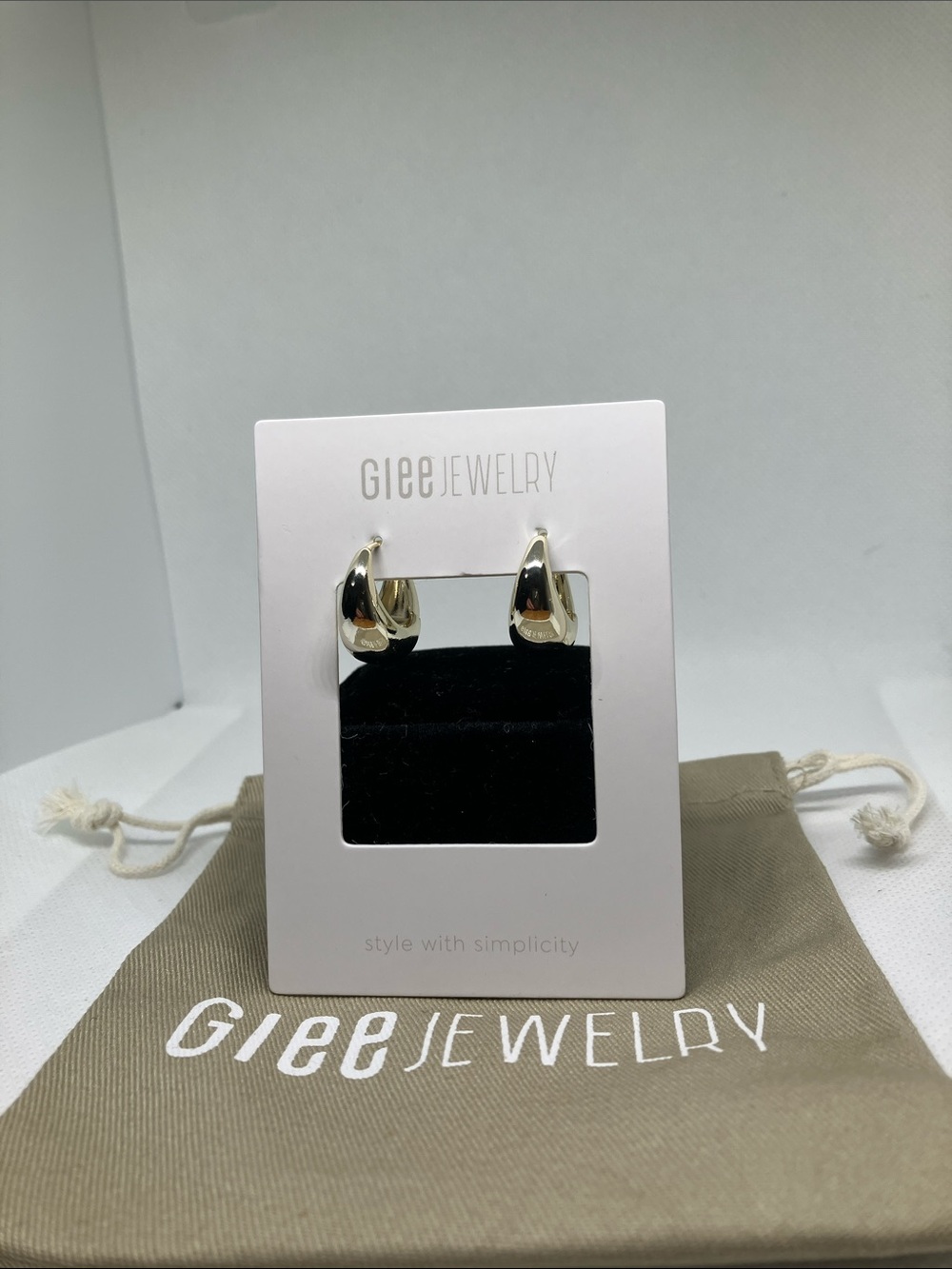 Glee Jewelry Gold-Color Hoop Clip Earrings